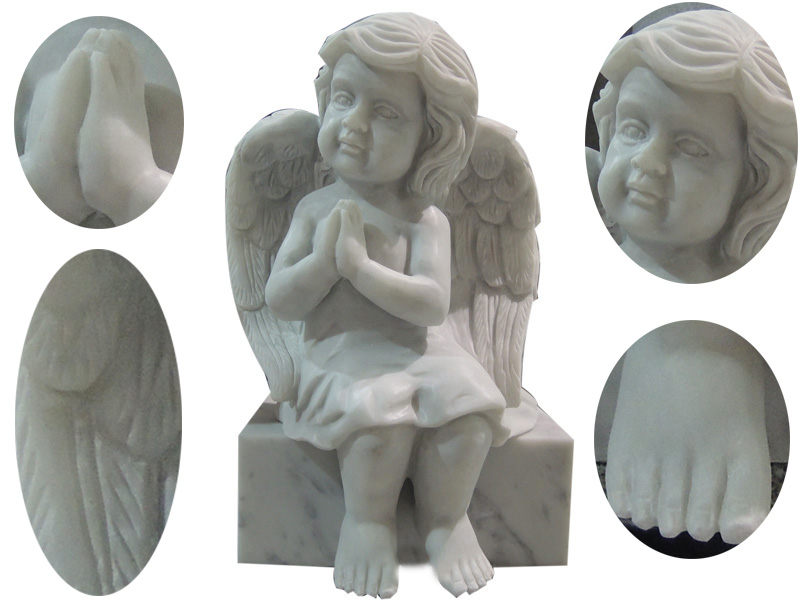 praying angel statue 