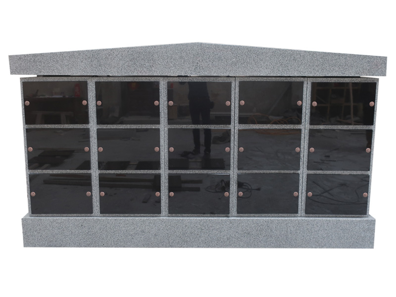 granite columbaria with niches