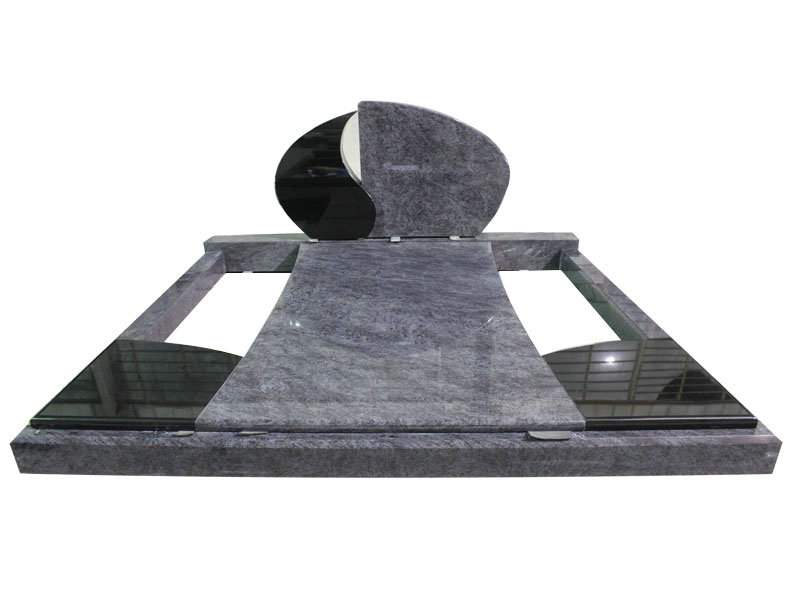 Bahama Blue Granite Tombstone