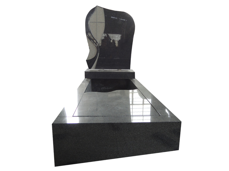 Black Granite Headstone