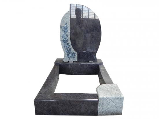 Rose Monument Mixed Bahama Blue And Grey Granite