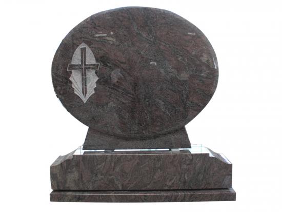 Paradiso Granite Cross Headstone For Irish